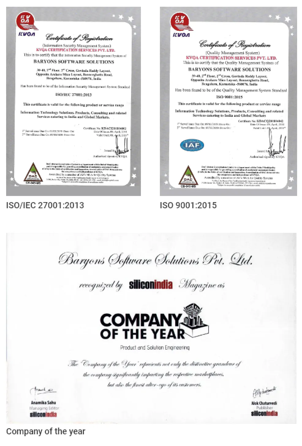 3certificates 3Certificates